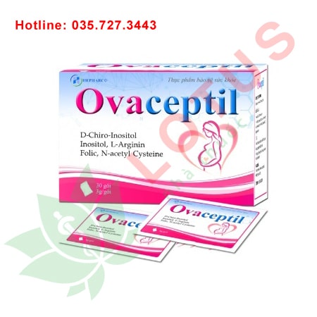 Ovaceptil bổ trứng hỗ trợ sinh sản cho nữ giới