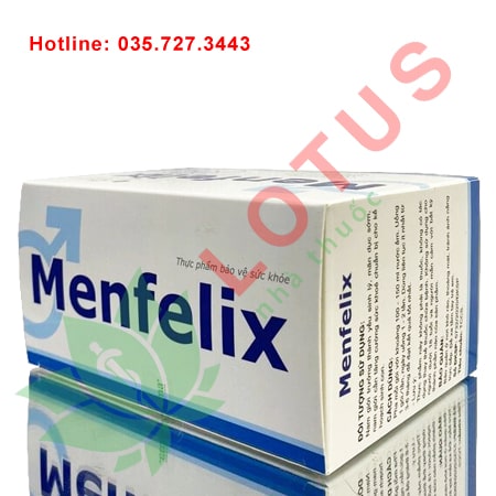 Menfelix bổ tinh trùng hỗ trợ tăng cường chức năng sinh lý nam giới