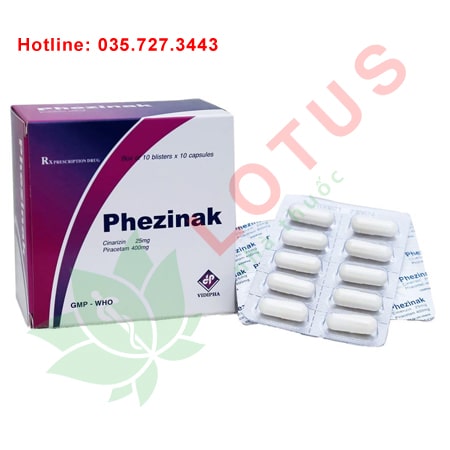 Thuốc Phezinak điều trị các hội chứng thoái triển liên quan đến tuổi tác